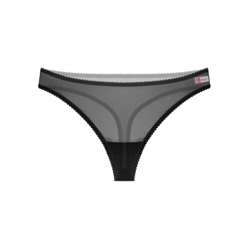  Transparan Siyah Kadın Fantazi Külot Tanga