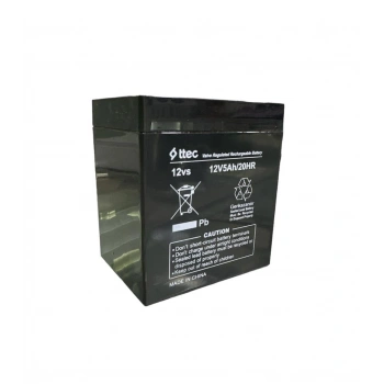 TTEC 12V 5 AH Kuru Bakımsız Akü
