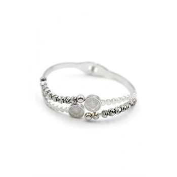 Tuğra Dorika Bilezik - Gümüş