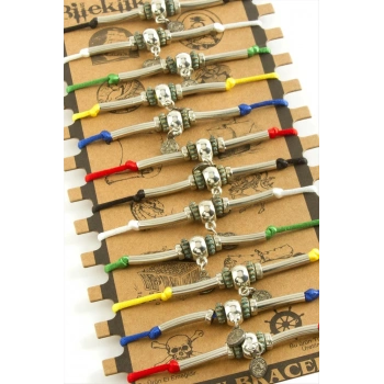 Tuğra Metal Aparatlı İp Bileklik