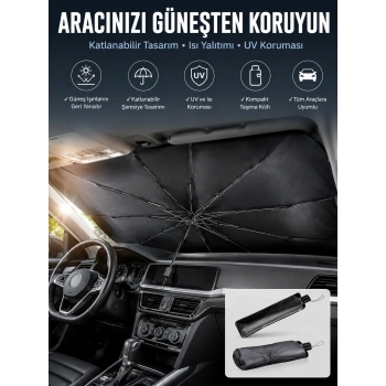Tüm Araçlar İçin Şemsiye Güneşlik Ön Cama Uygun Özel Kaplama
