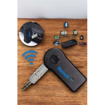 Tüm Araçlara Uyumlu Aux Car Bluetooth Kablosuz Araç Bağlantı Kiti