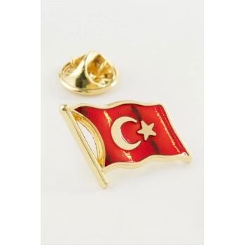 Türk Bayrağı Yaka Rozet