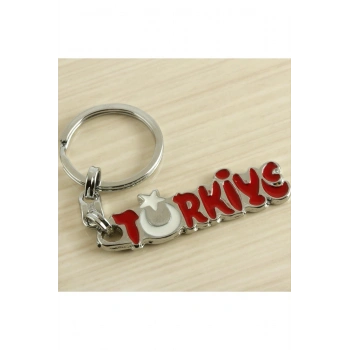 Türkiye Yazılı Metal Anahtarlık