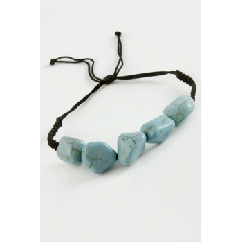 Turkuaz Doğaltaşlı Bileklik