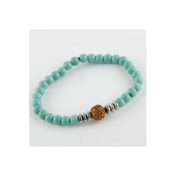 Turkuaz Lav Doğaltaş Bileklik