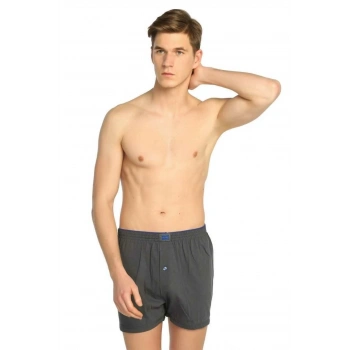Tutku 0117 Erkek  Penye Düz Boxer
