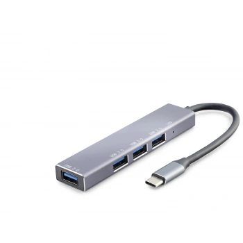 Type-c 3.0 Hub 4 Port 5 Gbps Gri HDX7043
