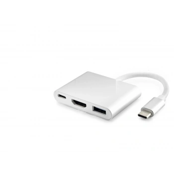 Type-C Combo Hub Hdmi 4K Usb 3.0 3 Port - Gri HDX7764