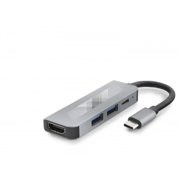 Type-C Combo Hub Hdmi 4K Usb 3.0 Pd 4 Port Gri HDX7840
