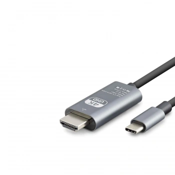 Type-C To Hdmı Kablo Hdtv 4K Ultra Hd Pvc Gri HDX7853