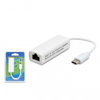 Type C Usb 2.0 Ethernet Adaptör 10/100 Mbps Beyaz HDX5257