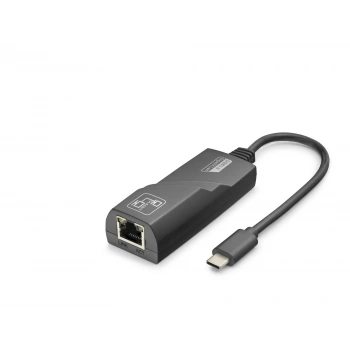 Type-C Usb 3.0 Ethernet Adaptör Gigabit - Siyah HDX7868
