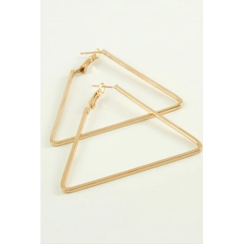 Üçgen Halka Küpe 4,5 cm