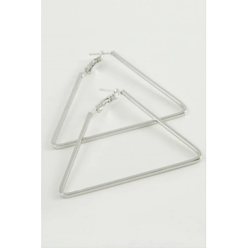 Üçgen Halka Küpe 6 cm