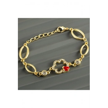 Uğur Böceği Taşlı Trend Bileklik