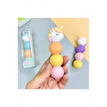 Unıcorn Tasarımlı Fosforlu Kalem 3 Renkli