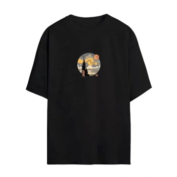 Unisex Baskılı Oversize TShirt