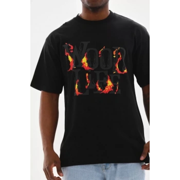 Unisex Baskılı Oversize TShirt