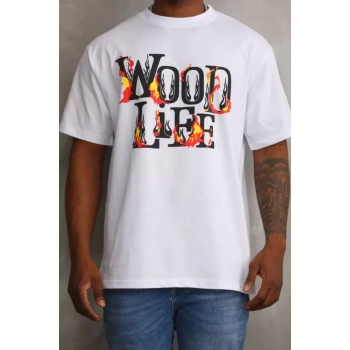 Unisex Baskılı Oversize TShirt