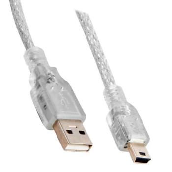 USB 2.0 ŞEFFAF MİNİ 5 PİN 3 METRE KABLO * S-LINK SL-UK53 (4887)