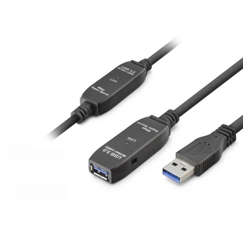 Usb 3.0 Active Repeater Uzatma Kablosu 10 M Siyah HDX7562
