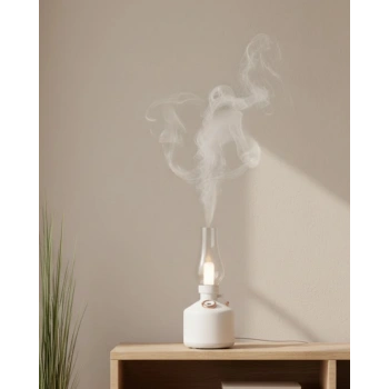 USB Şarjlı Gaz Lambası Modeli Nano Mist Aromaterapi Nemlendirici 280 ml