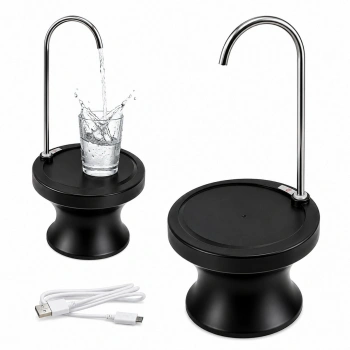 USB ŞARJLI - OTOMATİK DAMACANA SU POMPASI - STAND 360° BAŞLIK NRX-4337 (4887)