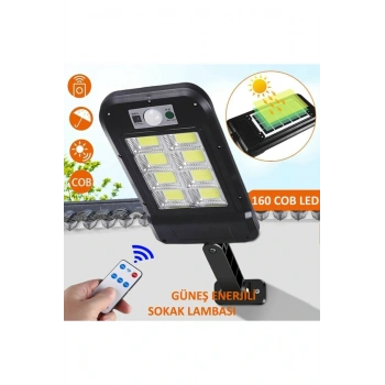 Uzaktan Kumandalı 160 Led Solar Bahçe Lambası