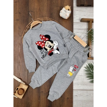 UZUN KOLLU, LASTİKLİ PAÇA, PAMUKLU, DESENLİ, MEVSİMLİK KIZ ÇOCUK & BEBEK ALT ÜST TAKIM