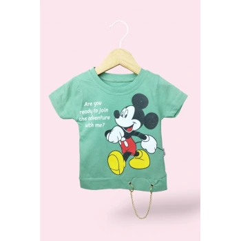 UZUN KOLLU, LASTİKLİ PAÇA, PAMUKLU,MİCKEY DESENLİ, YAZLIK KIZ ÇOCUK & BEBEK TAKIM
