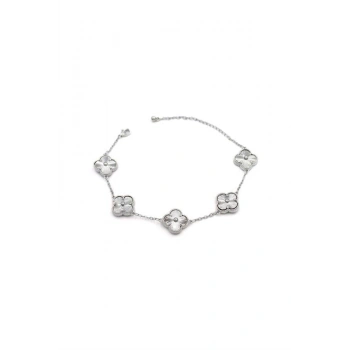 VC Yonca Bileklik - Gümüş