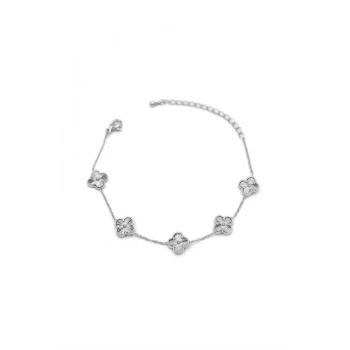 VC Yonca Bileklik - Küçük Boy - Gümüş