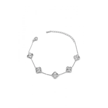 VC Yonca Bileklik - Küçük Boy - Gümüş
