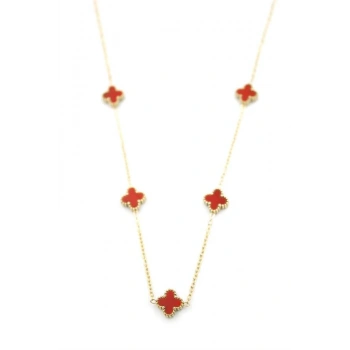 Vc Yonca Kolye - Bordo