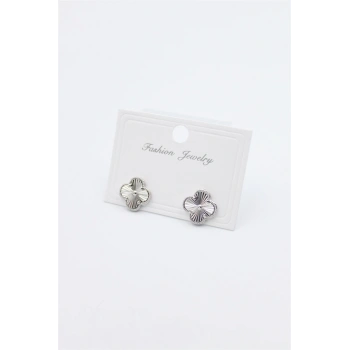 Vc Yonca Küpe - Gümüş