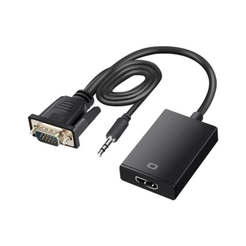 VGA TO HDMI ÇEVİRİCİ ADAPTÖR SES GİRİŞLİ (4887)