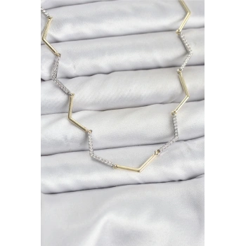 VIP Seri Zikzak Model Kadın Kolye - TJ-BKO10760