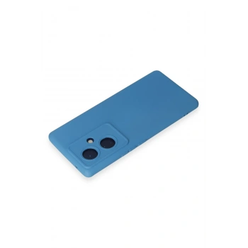 Vivo V29 Lite Kılıf Nano içi Kadife Silikon - Mavi