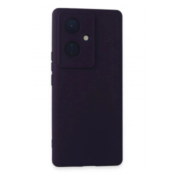 Vivo V29 Lite Kılıf Nano içi Kadife Silikon - Mor