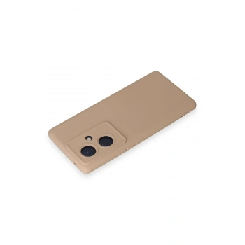 Vivo V29 Lite Kılıf Nano içi Kadife Silikon - Pudra