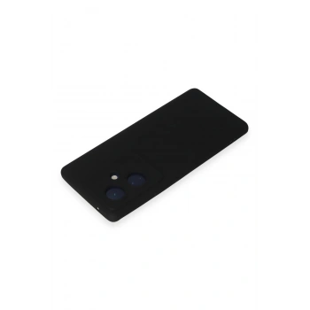 Vivo V29 Lite Kılıf Nano içi Kadife Silikon - Siyah