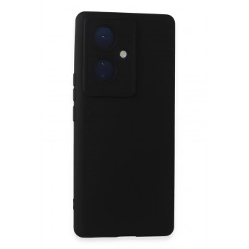 Vivo V29 Lite Kılıf Nano içi Kadife Silikon - Siyah
