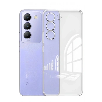 Vivo V30 Lite 4G Kılıf Lüx Şeffaf Silikon