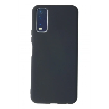 Vivo Y11S Kılıf Nano içi Kadife Silikon - Gri