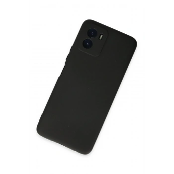 Vivo Y15S Kılıf First Silikon - Siyah