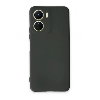 Vivo Y16 Kılıf First Silikon - Koyu Yeşil