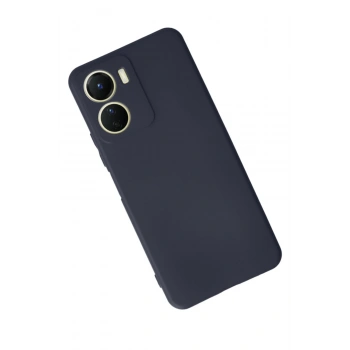 Vivo Y16 Kılıf First Silikon - Lacivert