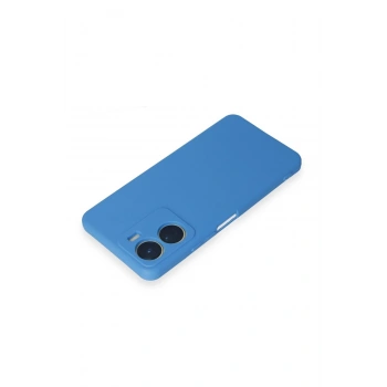 Vivo Y16 Kılıf First Silikon - Mavi