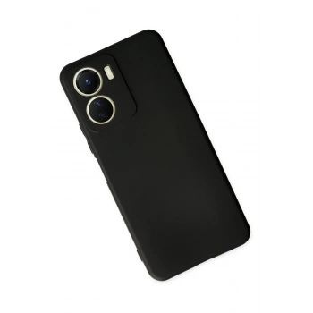 Vivo Y16 Kılıf First Silikon - Siyah
